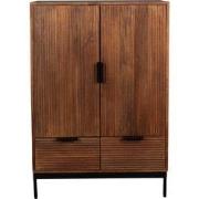 Dutchbone Saroo Kast/ Opbergkast 2 deuren + 2 lades Mangohout Bruin