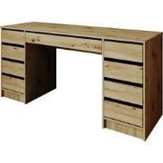 Meubella Kaptafel Arco 2 - Eiken - 154 cm
