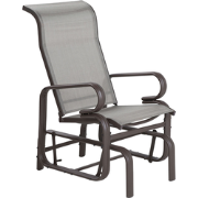Beliani BORGIO - Fauteuil-Bruin-Aluminium