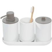 Set van 4 cade wastafelaccessoires