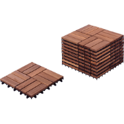 Beliani ACERENZA - Buitenvloeren-Bruin-FSC® gecertificeerd acaciahout