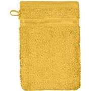 Twentse Damast Washandjes 6 stuks - Geel
