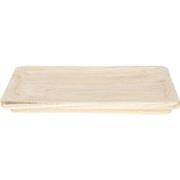 Clayre & Eef Decoratie Dienblad  41x28x4 cm Bruin Hout Rechthoek Serve...
