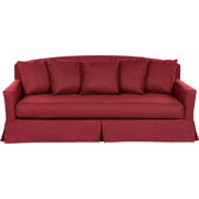 Beliani GILJA - Driezitsbank-Rood-Polyester