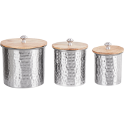 Beliani ALEXANDRIA - Bewaarbak-Zilver-Aluminium