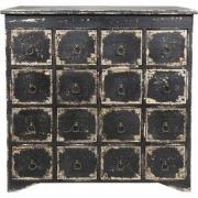 Clayre & Eef Ladekast  96x40x94 cm Zwart Hout Kast