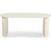 Eettafel Ovaal 180cm - Beige Betonlook - Demy