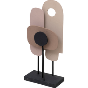 MISOU Ornament op Voet - Hout - Staand Beeld - 15,5x8x35cm - op Staand...