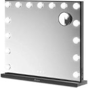 Hollywood Spiegel - Bluetooth Speakers - 58x48cm - Zwart