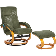 Beliani HERO - Massagestoel-Groen-Polyester