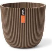 Pot bol Groove 16 5x15 warm taupe bloempot