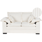 Beliani TIRRO - Tweezitsbank-Wit-Corduroy