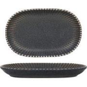 ID Fine Serveerschaal - Reckless - Porselein - 23 cm - set van 2