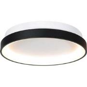 Mexlite - plafonniere - Circolare - zwart - kunststof metaal - Ø 38cm ...