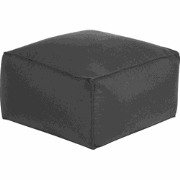 Beliani MUKKI - Poef-Zwart-Polyester