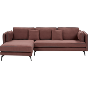 Beliani ALTAN - Hoekbank-Rood-Polyester