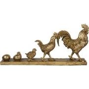 Clayre & Eef Beeld Haan 59x10x27 cm Goudkleurig Polyresin Haan Woonacc...