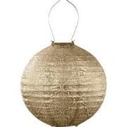 Lumiz Solar Buitenlampion - Bazaar Rond - 30 cm - Goud