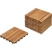 Beliani ACCETTURA - Buitenvloeren-Natuurlijk-FSC® gecertificeerd acaci...