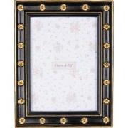 Clayre & Eef Fotolijst 13x18 cm Zwart Goudkleurig Kunststof Glas