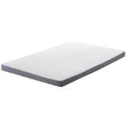 Beliani PICCOLO - Matras-Grijs-PU-schuim