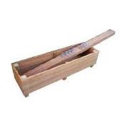 Kant & klaar haag met hardhout bak groot Hedera helix Woerner 100 cm