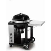 Houtskool Kettle diameter 57cm cart, met scharnier en gietijzeren roos...