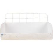 Clayre & Eef Wandrek  38x14x20 cm Beige Ijzer Rechthoek Muurrek