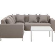 Beliani BELIZE - Loungeset-Beige-Polyester