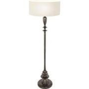 Anne Lighting - vloerlamp - Bois - zwart - hout linnen - Ø 50cm - E27 ...