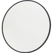 Spiegel Rond - Zwart Metaal - 75x3x75cm - Rosie