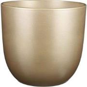 Mica Decorations tusca ronde bloempot goud maat in cm: 28 x 31