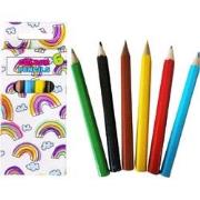 Decopatent 24 STUKS 6-Delige Regenboog Kleurpotloodjes - Traktatie Uit...
