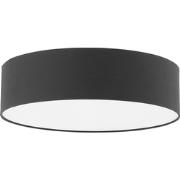 Beliani RENA - Plafondlamp-Zwart-Polykatoen