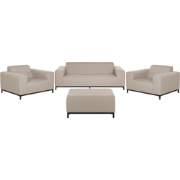 Beliani ROVIGO - Loungeset-Beige-Polyester