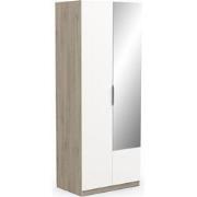 Kast met 2 deuren en spiegel Ghost - L79,4 cm