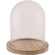 Stolp l12,5b12,5h17 cm transparant