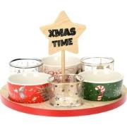 Serveerset Kerst 6Dlg