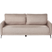 Beliani HEMING - Driezitsbank-Bruin-Polyester
