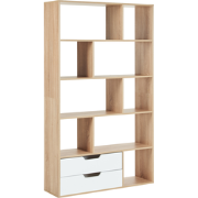 Beliani WADENA - Boekenkast-Lichte houtkleur-Vezelplaat