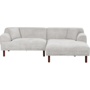 Beliani HOLT - Hoekbank-Grijs-Polyester