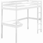 Beliani LOURY - Kinderbed-Wit-Dennenhout