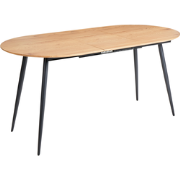 Beliani CLAVET - Eettafel-Bruin-MDF