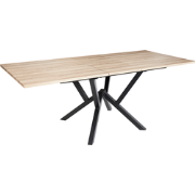 Beliani ANSELL - Eettafel-Bruin-MDF