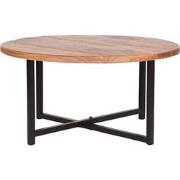 LABEL51 Salontafel Dex - Rough - Mangohout - Rond - 80 cm