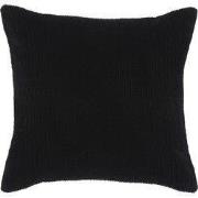 LABEL51 Sierkussen Rib - Zwart - Katoen