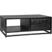 LABEL51 Salontafel Chili - Zwart - Mangohout