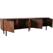 LABEL51 Tv-meubel Rio 220x40x60 cm - Espresso - Mangohout