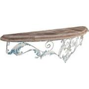 Clayre & Eef Wandplank  100x23x29 cm Blauw Hout Rechthoek Wandplank