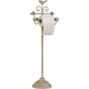 Clayre & Eef WC Rol houder  22x10x69 cm Beige Ijzer Vogel Toiletrolhou...
